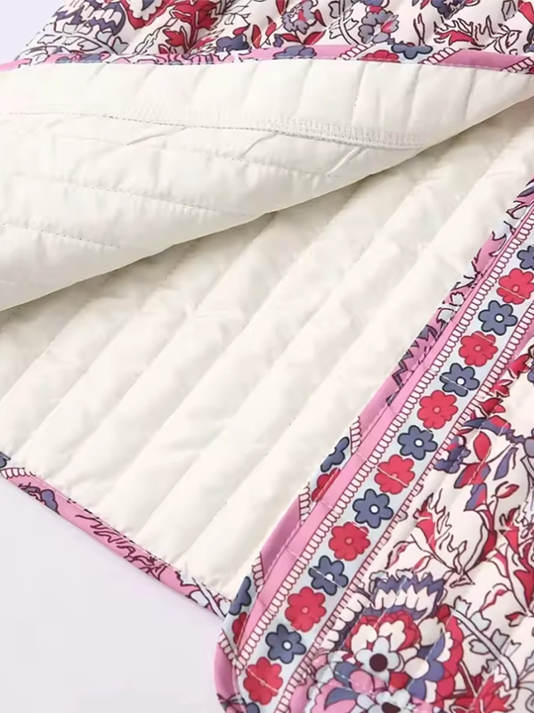 Ella Floral Quilted Vest