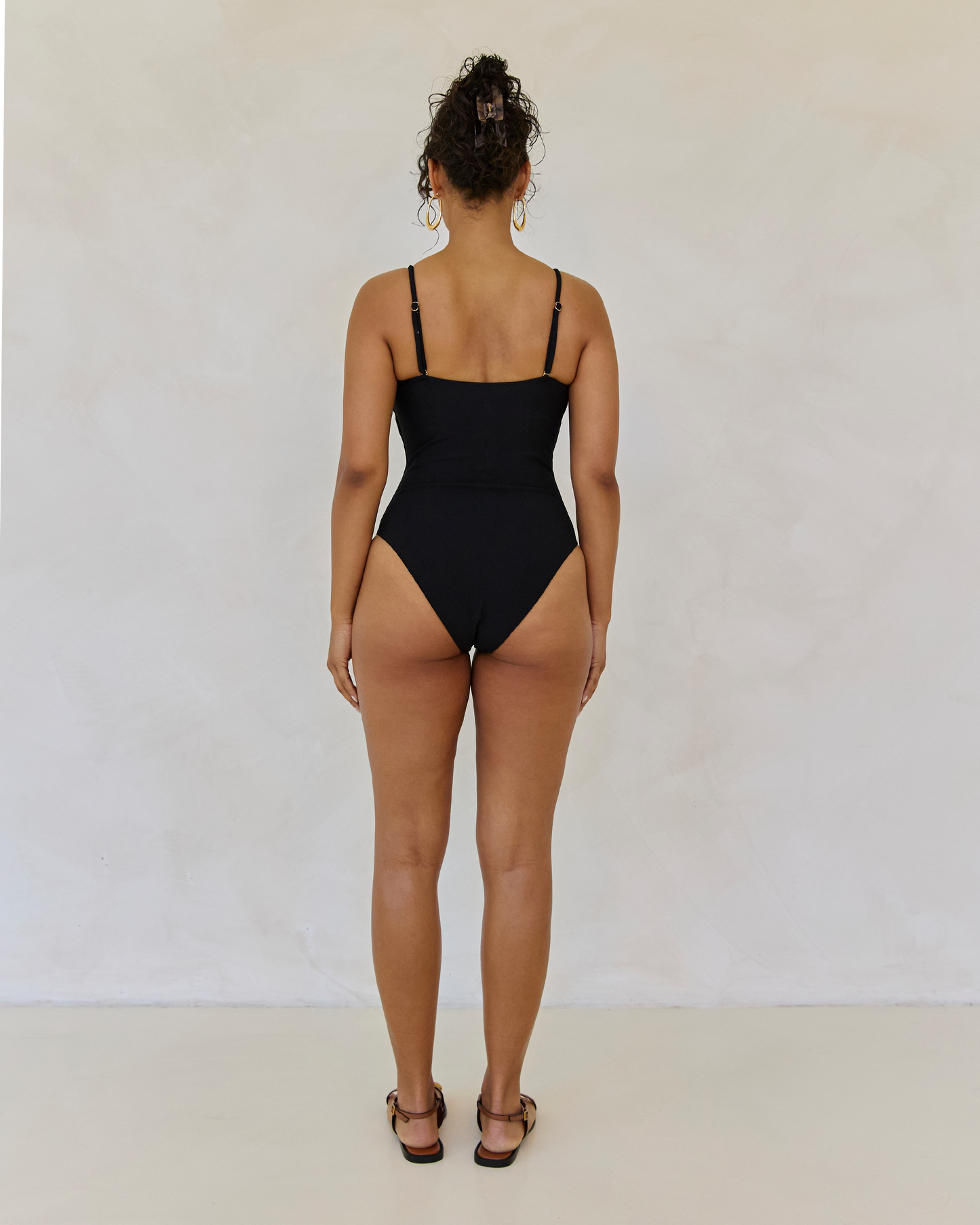 Classic One Piece | Black Rib