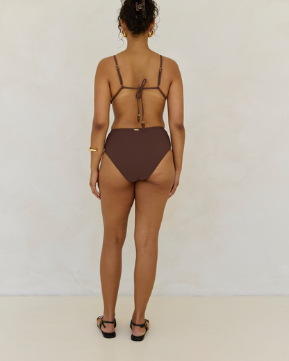 High Waist Brief | Espresso