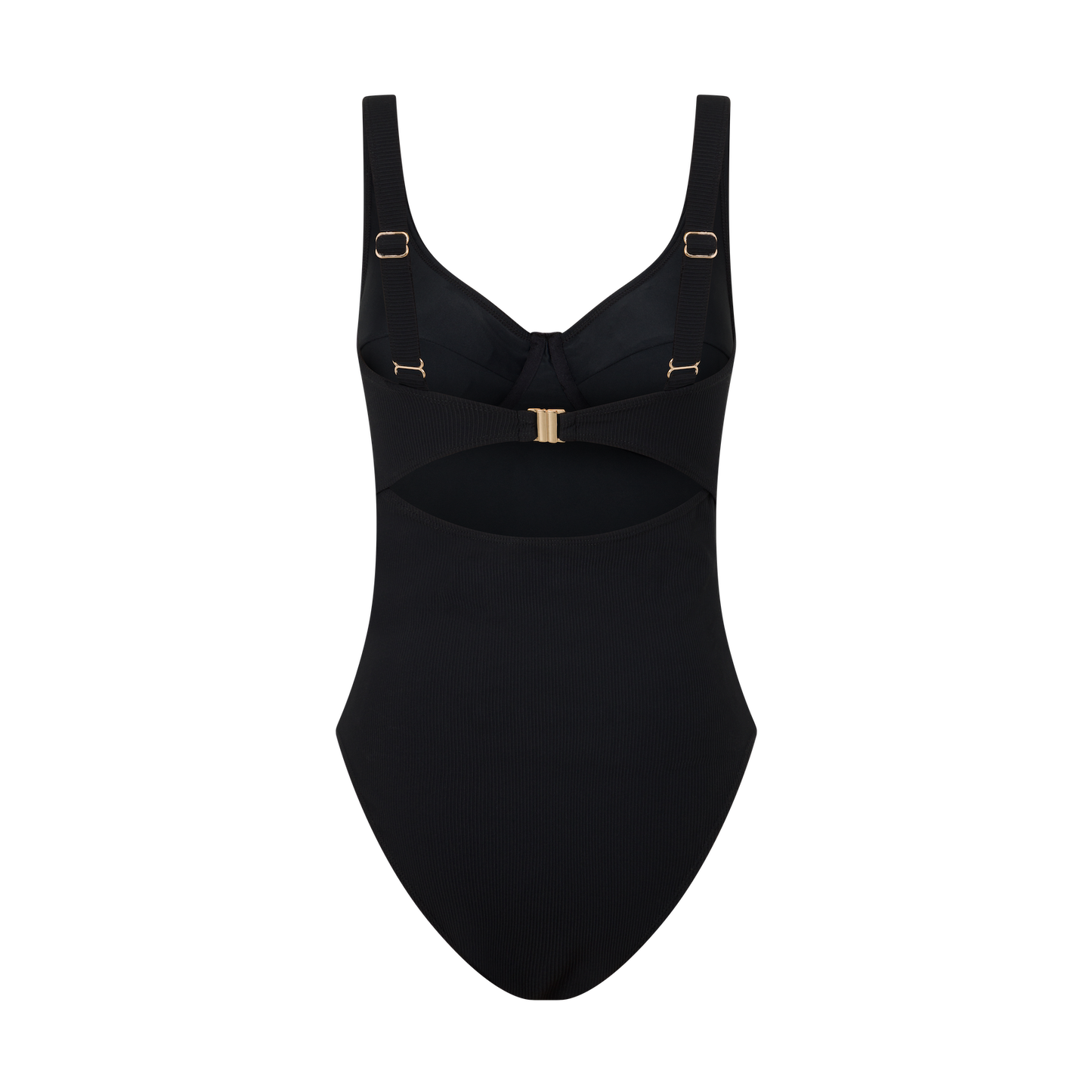 Original Underwire One Piece | Black Rib